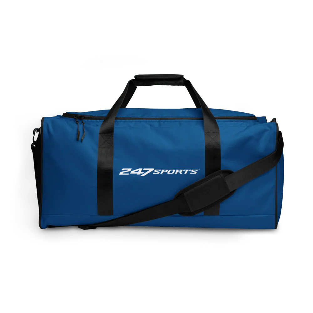 247 Sports White Logo Duffle Bag
