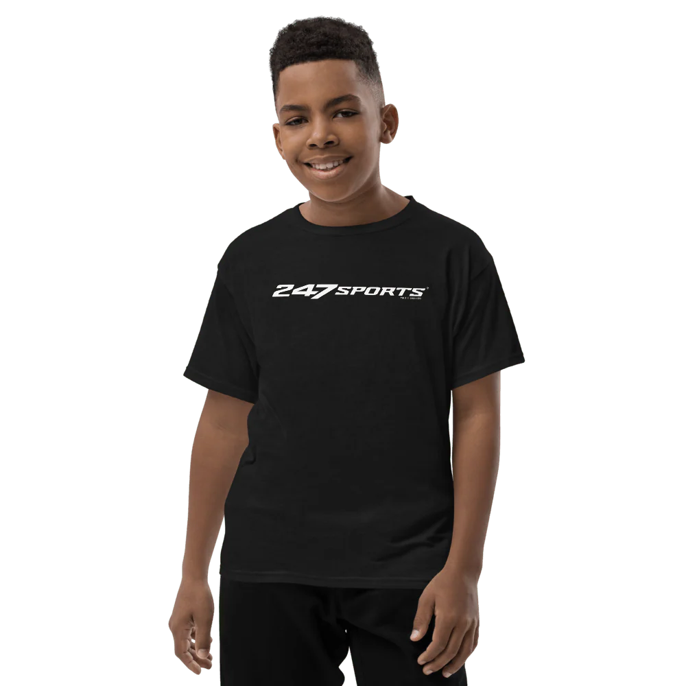 247 Sports White Logo Kids Premium T-Shirt