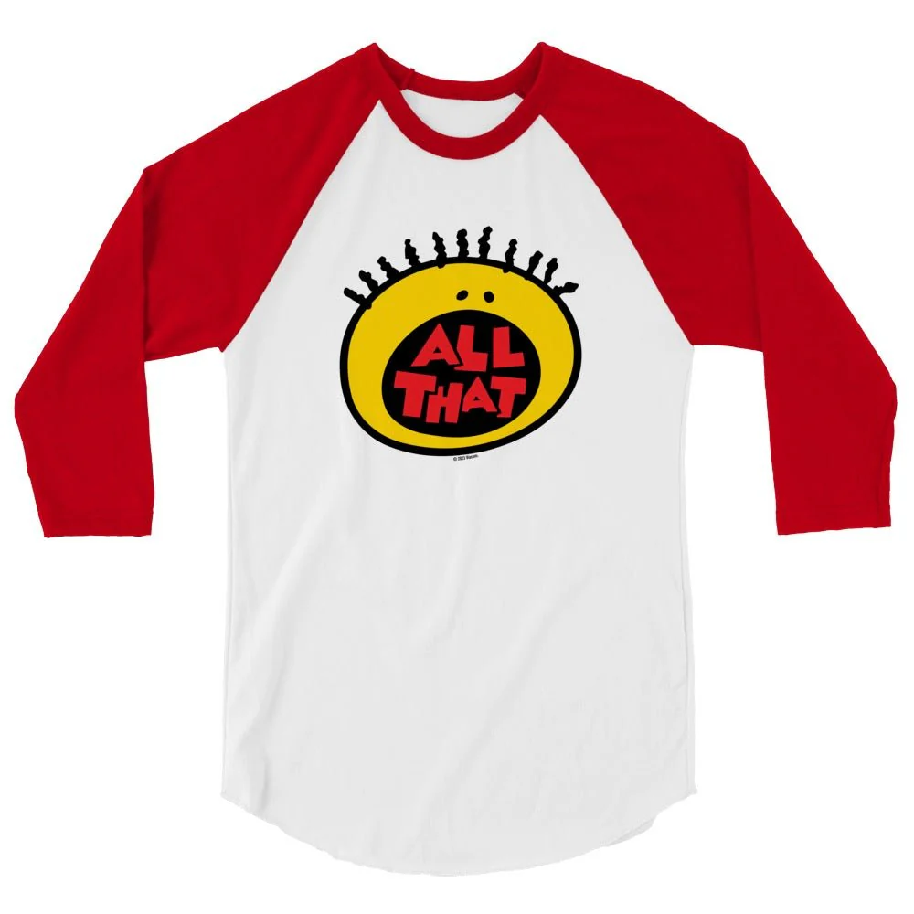 All That Original Logo Adult 3/4 Sleeve Raglan Shirt - Image 6