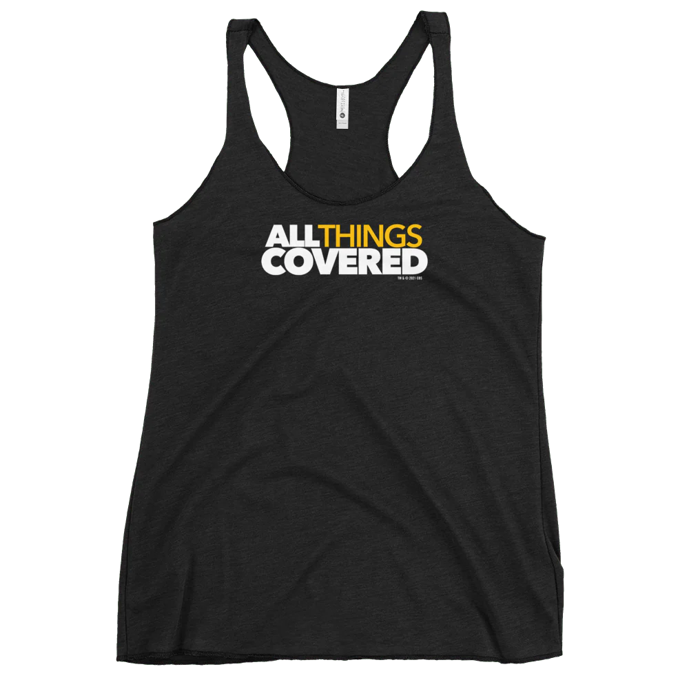 All Things Covered Podcast ATC Podcast Logo Women's Tri-Blend Racerback Tank Top