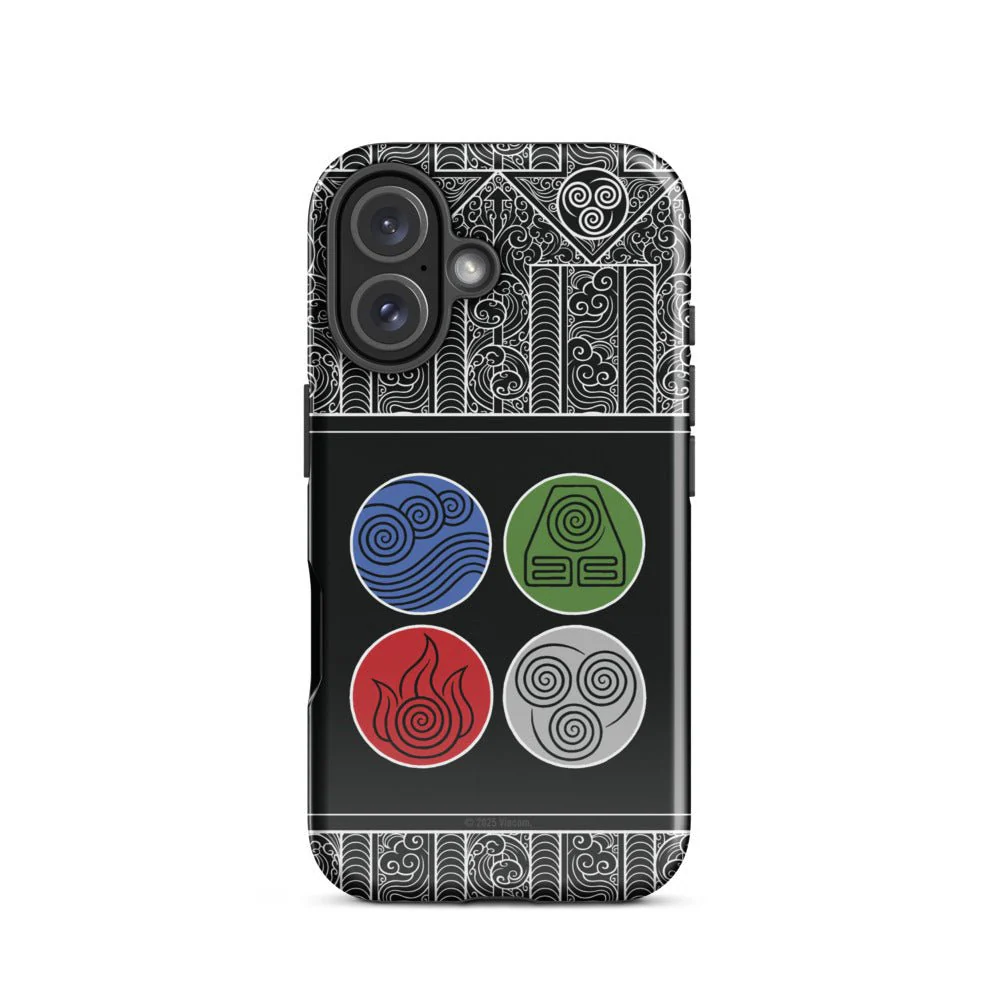 Avatar: The Last Airbender Water Earth Fire Air iPhone Case - Image 10