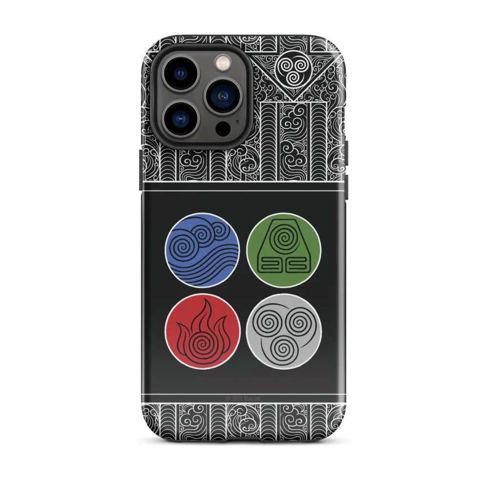 Avatar: The Last Airbender Water Earth Fire Air iPhone Case - Image 37