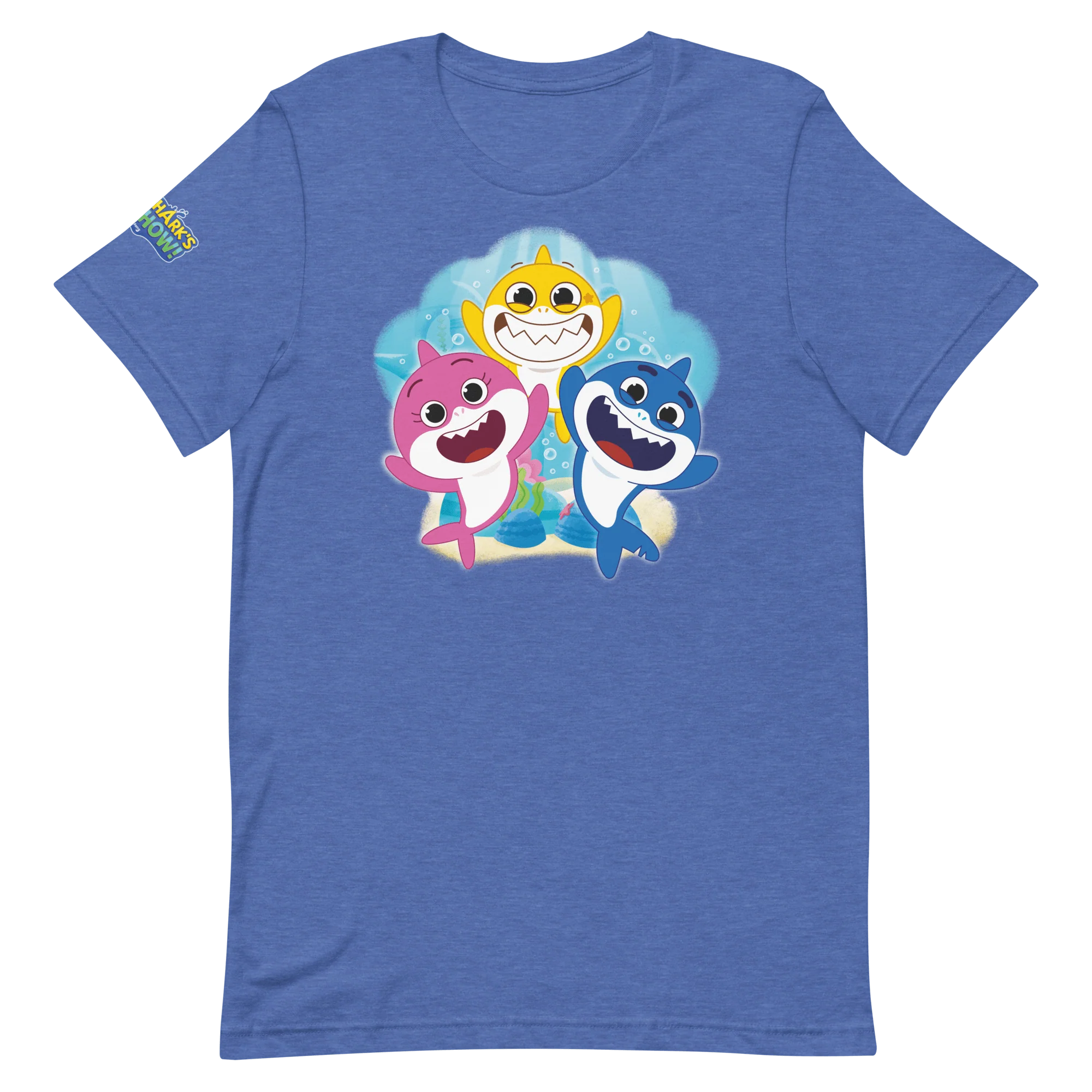 Baby Shark's Big Show Family Adult Short Sleeve T-Shirt - Image 5