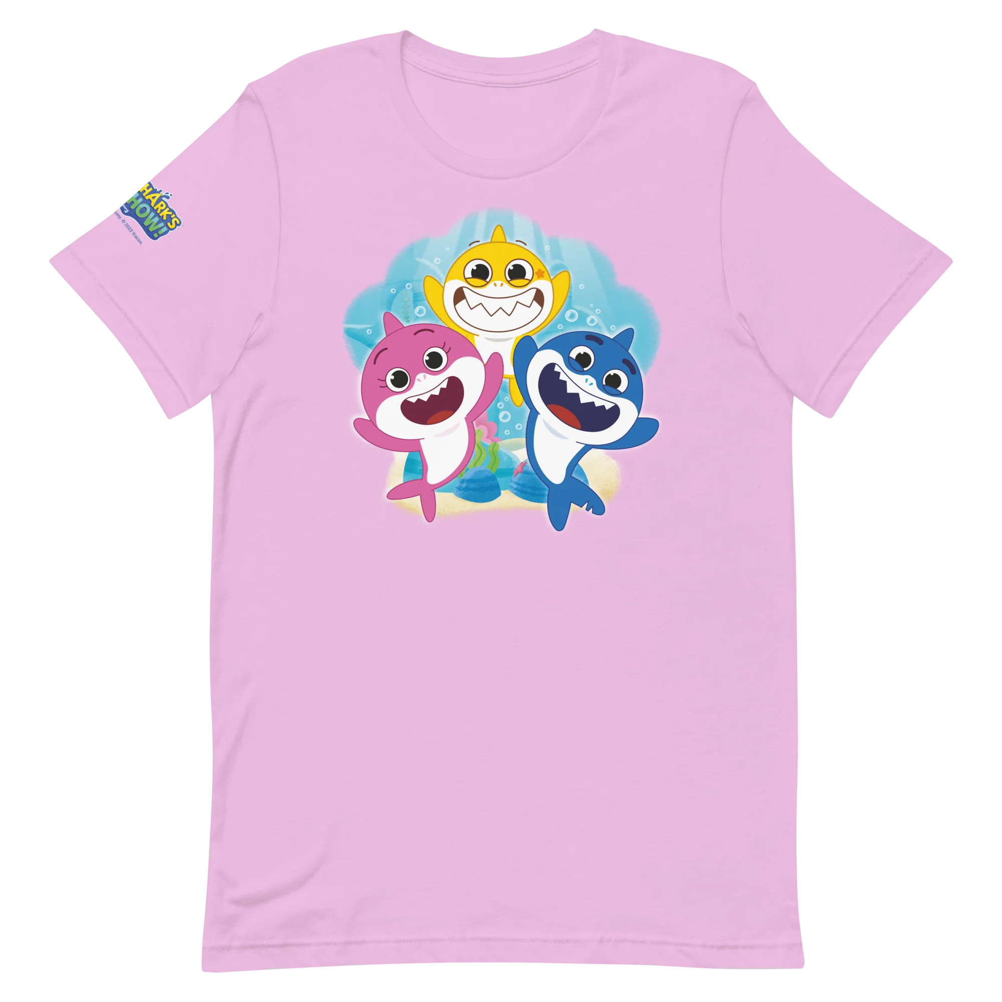 Baby Shark's Big Show Family Adult Short Sleeve T-Shirt - Image 6