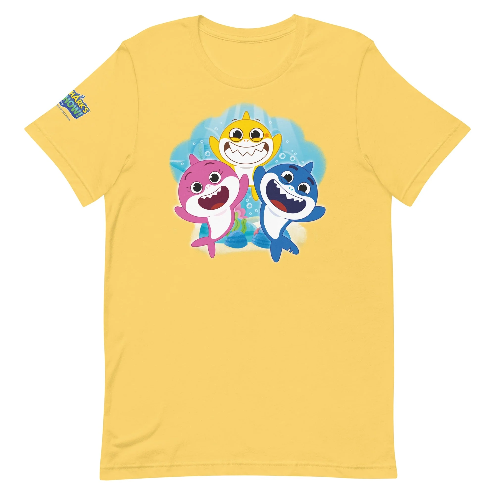 Baby Shark's Big Show Family Adult Short Sleeve T-Shirt - Image 8