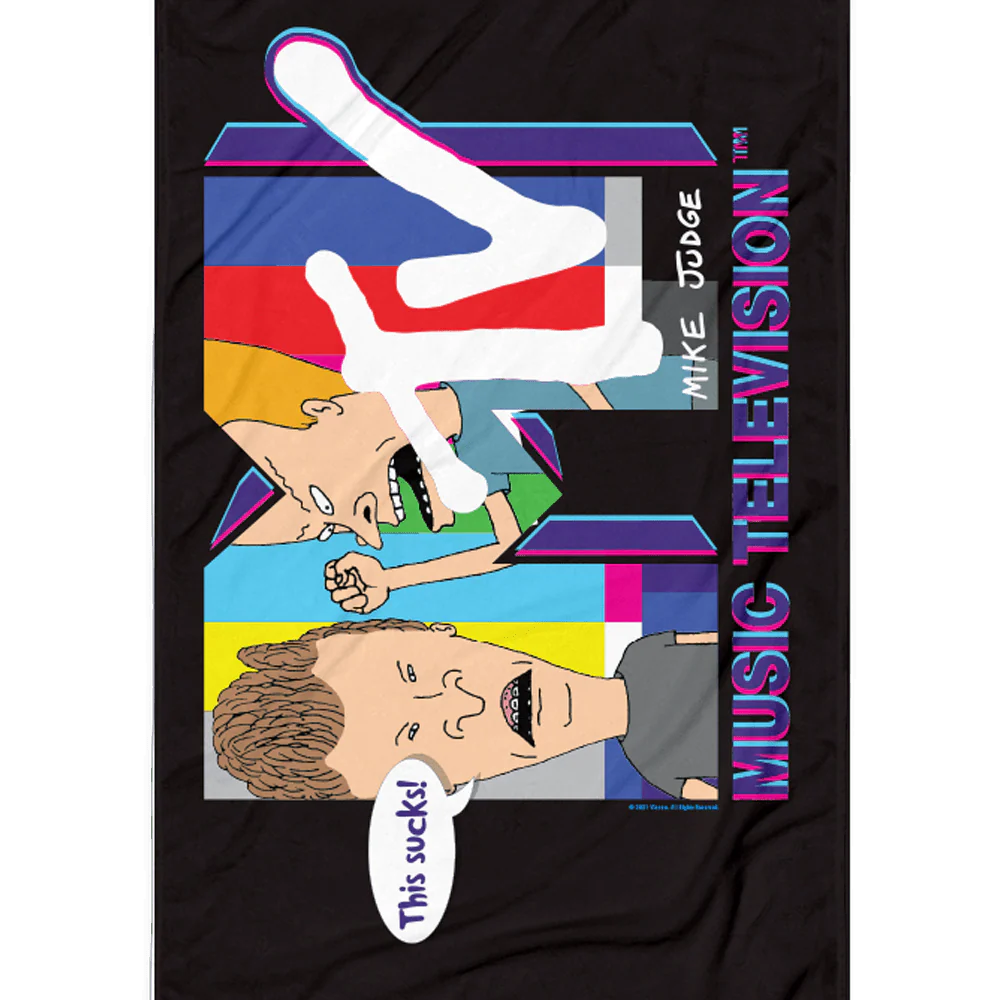Beavis and Butt-Head MTV Logo Beach Towel - Image 2