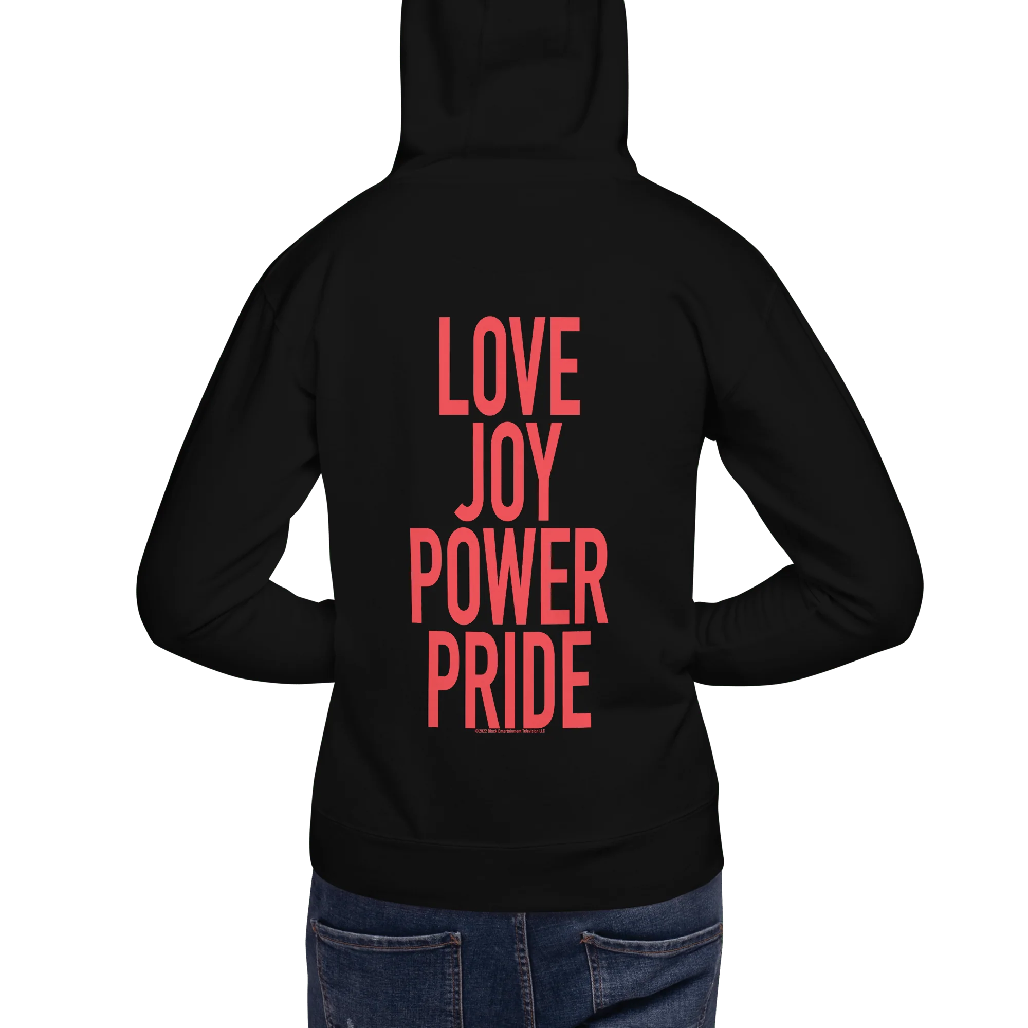 BET Love Joy Power Pride Unisex Premium Hoodie - Image 2