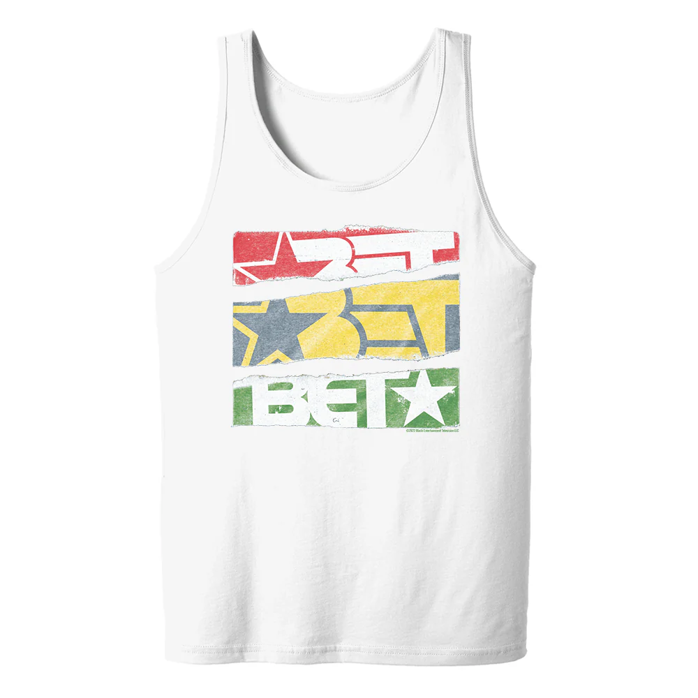 BET Retro Logo Adult Tank Top - Image 3