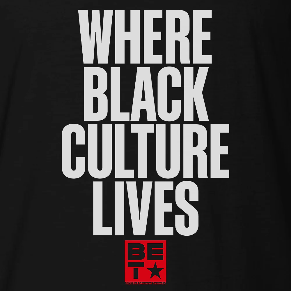 BET Where Black Culture Lives Adult Short Sleeve T-Shirt - Image 3