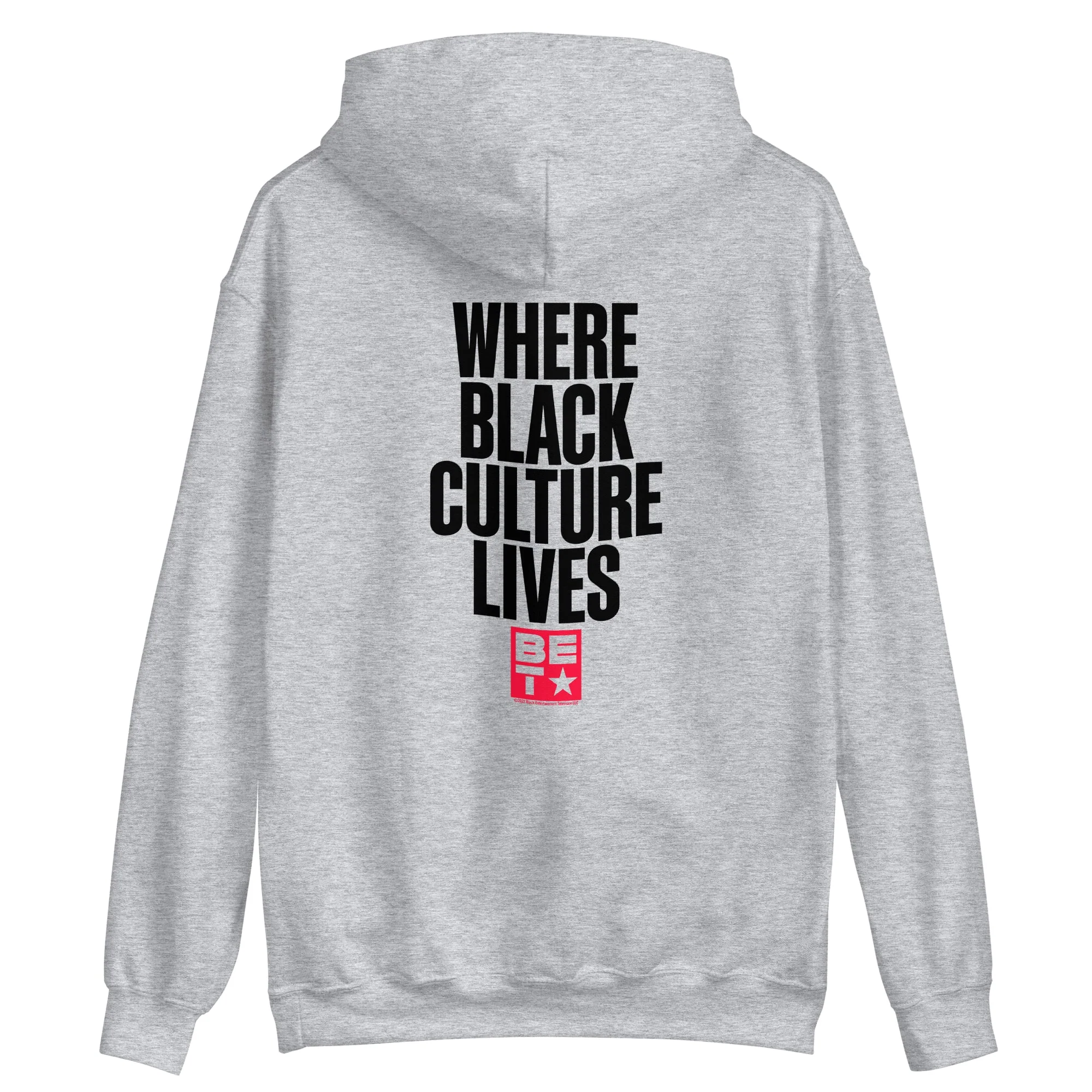BET Where Black Culture Lives Hooded Sweatshirt - Image 5