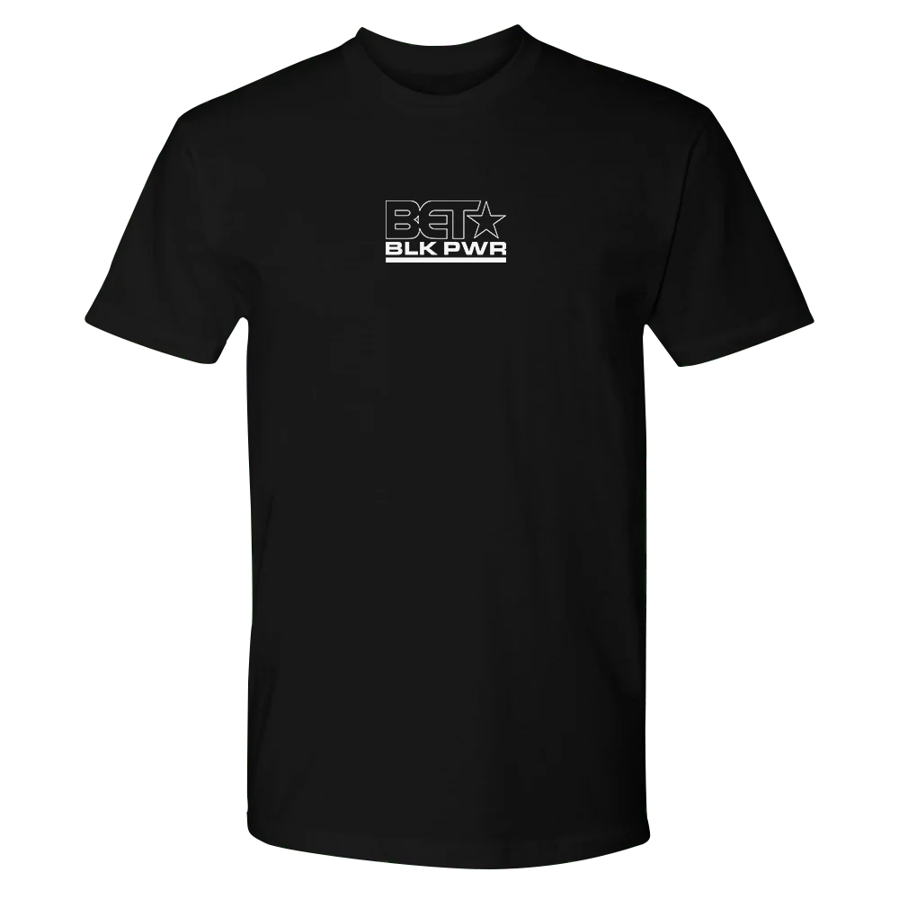 BET Yes To Blk Pwr Adult Short Sleeve T-Shirt