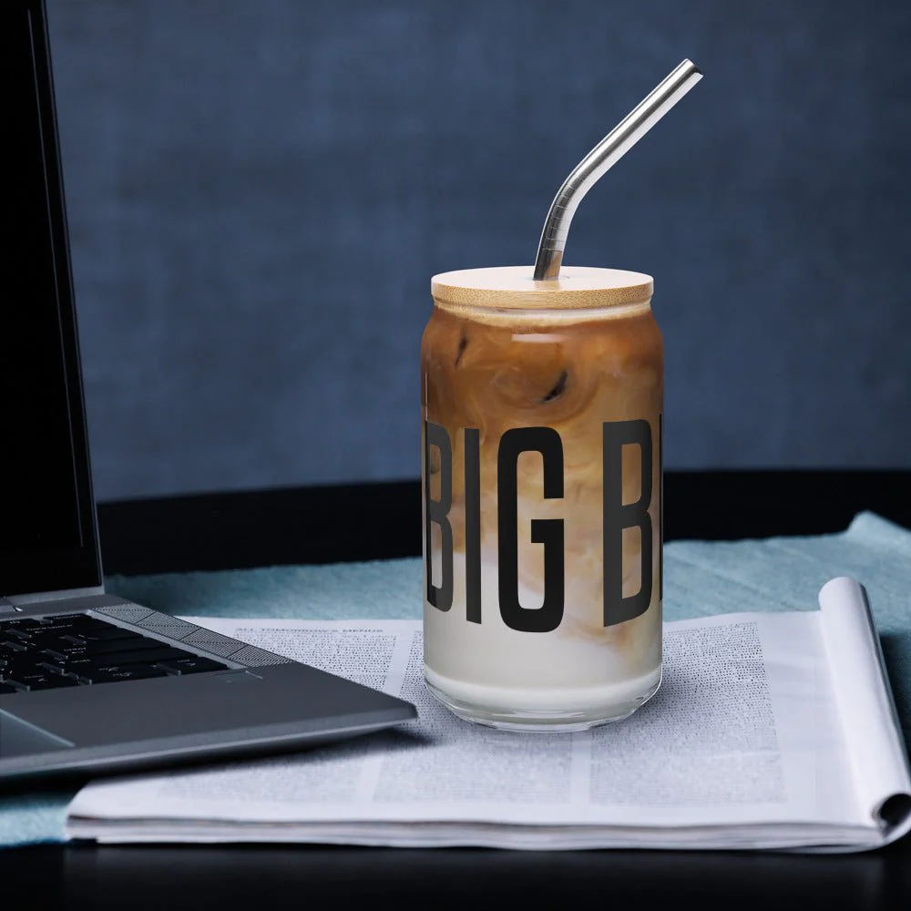 Big Brother Season 27 Logo Can-Shaped Glass with Lid and Straw - Image 16