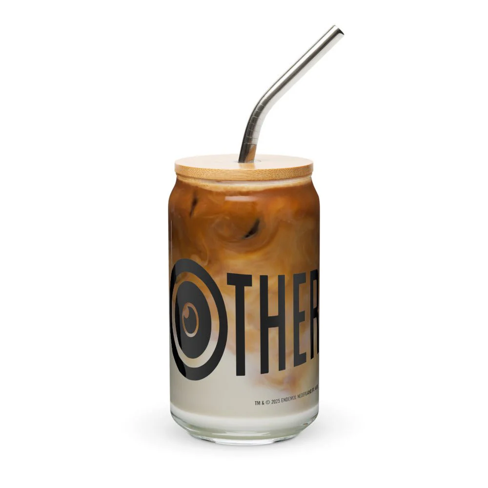 Big Brother Season 27 Logo Can-Shaped Glass with Lid and Straw - Image 7