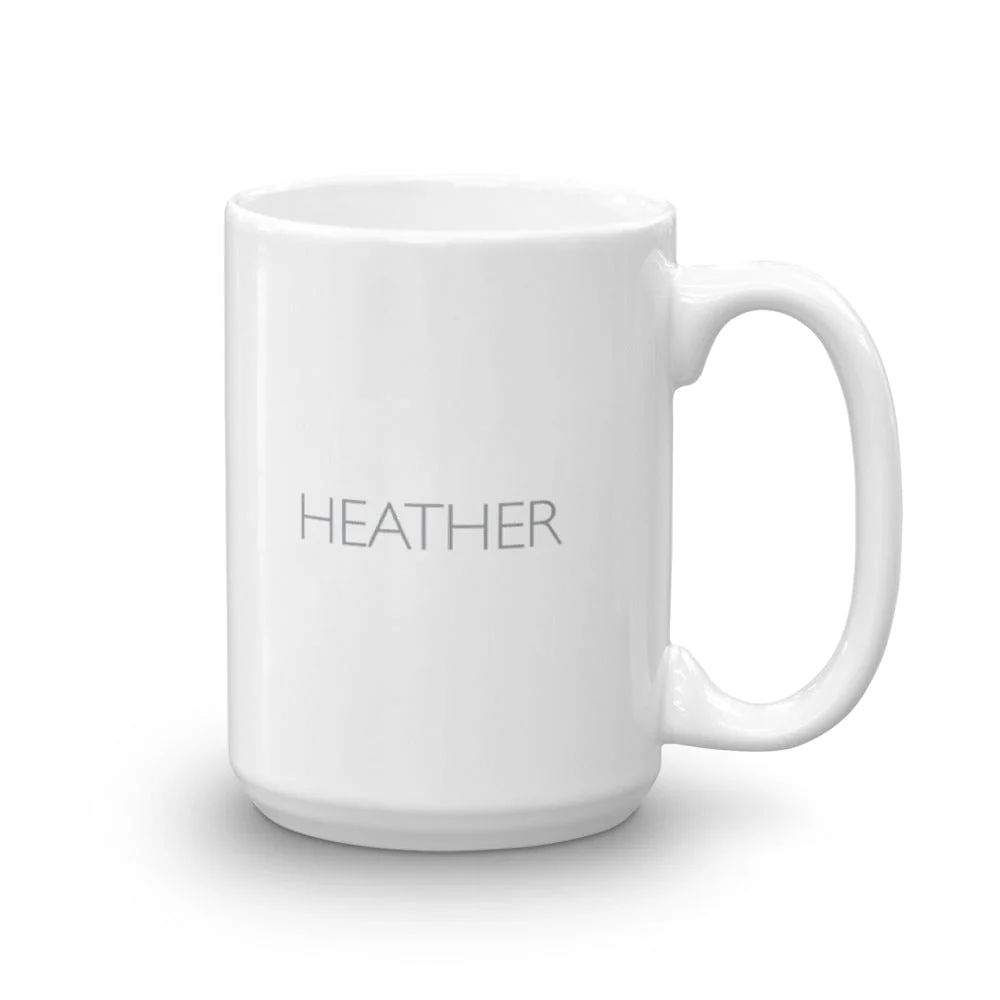 Billions Axe Capital Horizontal Logo Personalized 15 oz White Mug - Image 5