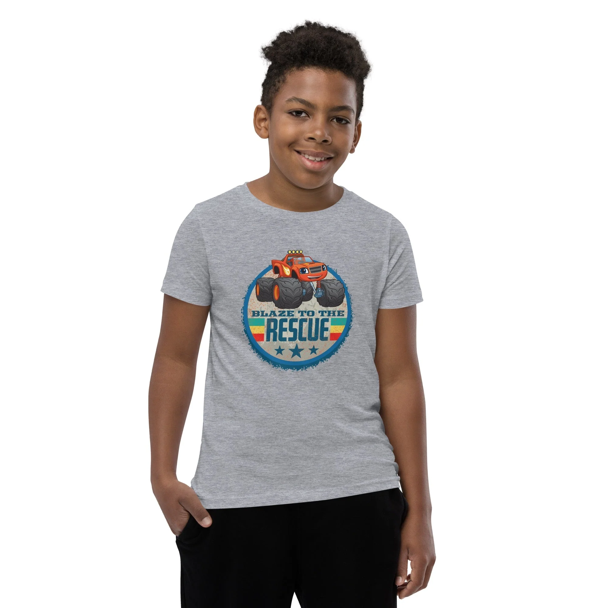 Blaze & The Monster Machines Blaze Rescue Kids T-Shirt - Image 4