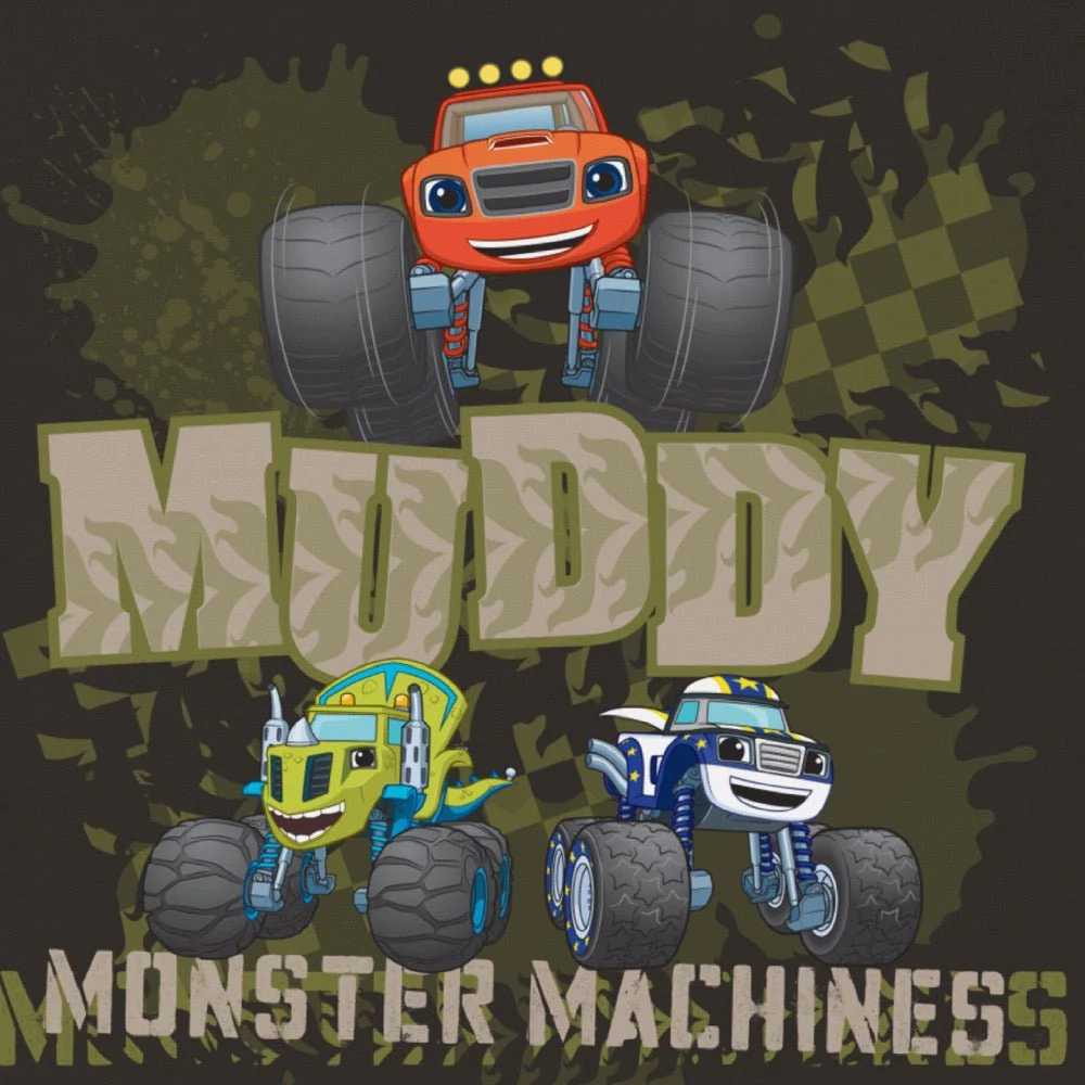 Blaze & The Monster Machines Muddy Monster Machine Kids T-Shirt - Image 2