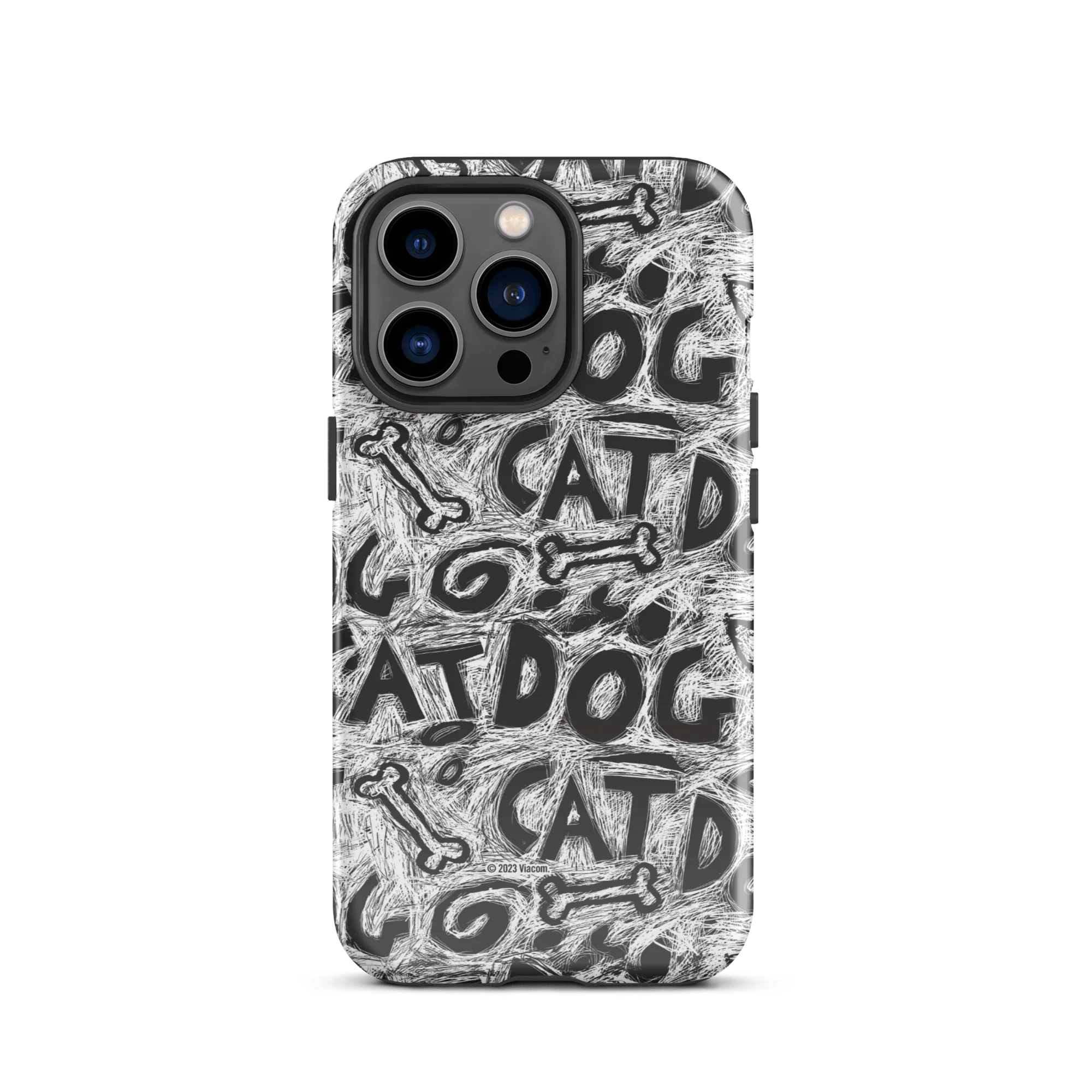 CatDog Scratch Pattern Tough Case for iPhone - Image 19