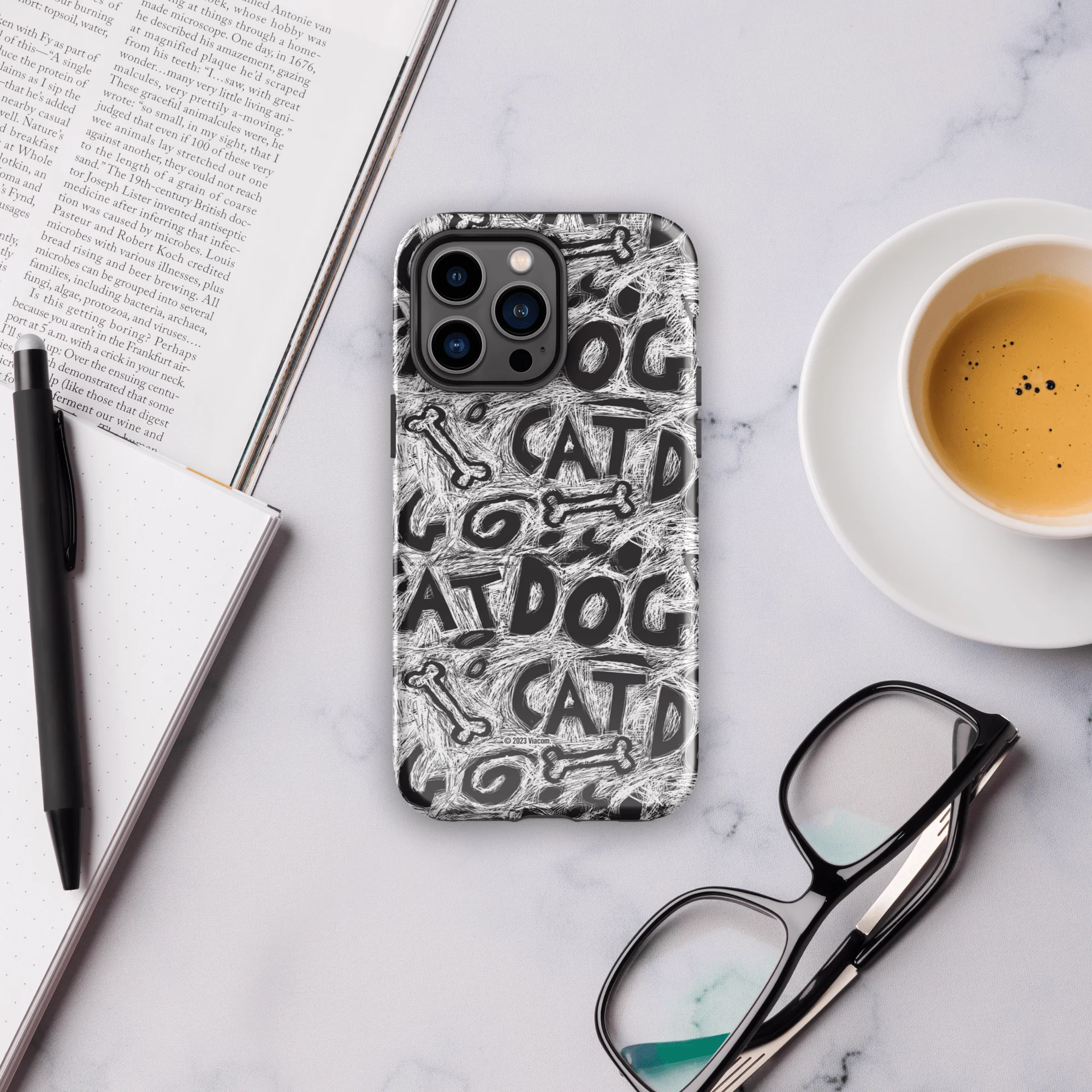 CatDog Scratch Pattern Tough Case for iPhone - Image 36