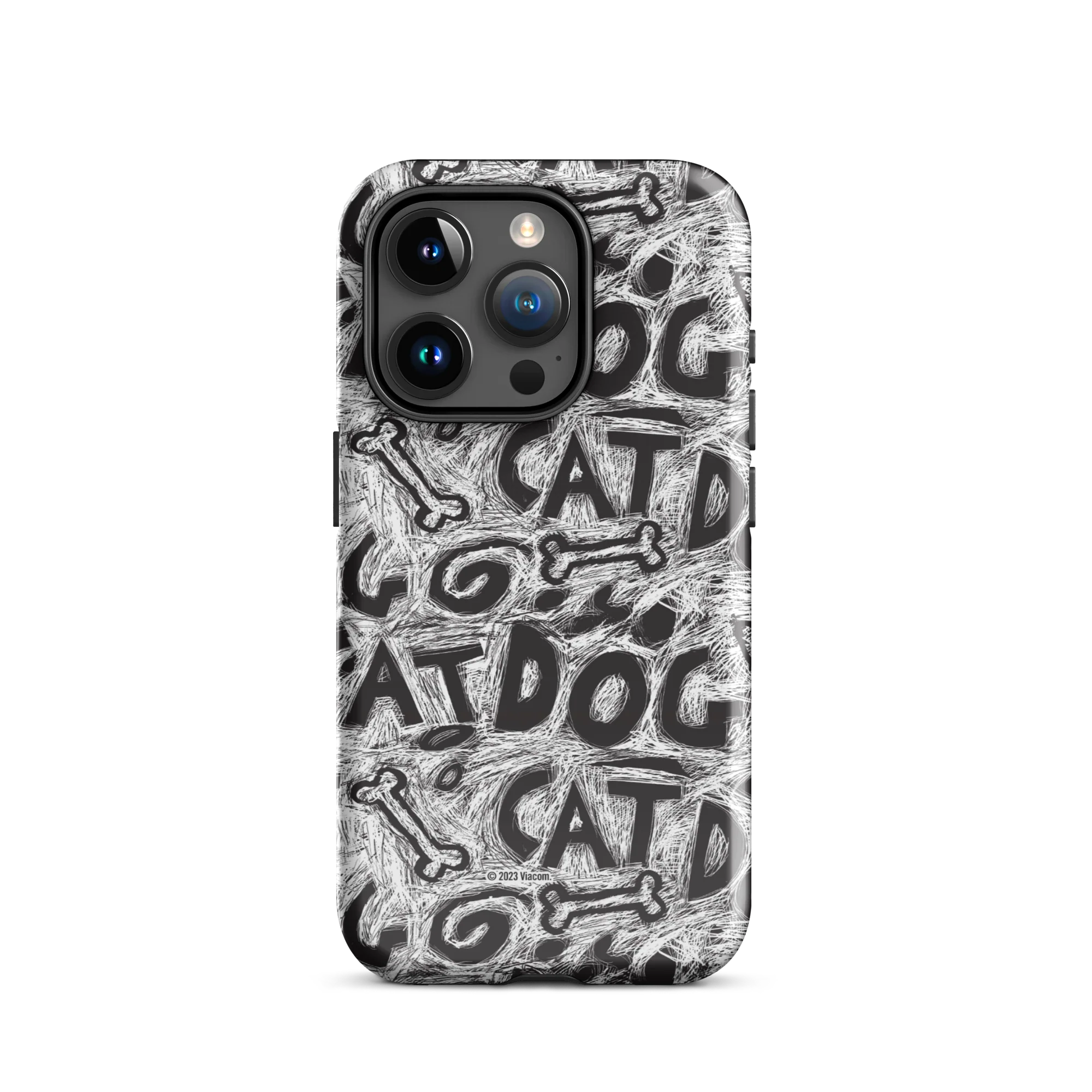 CatDog Scratch Pattern Tough Case for iPhone - Image 43