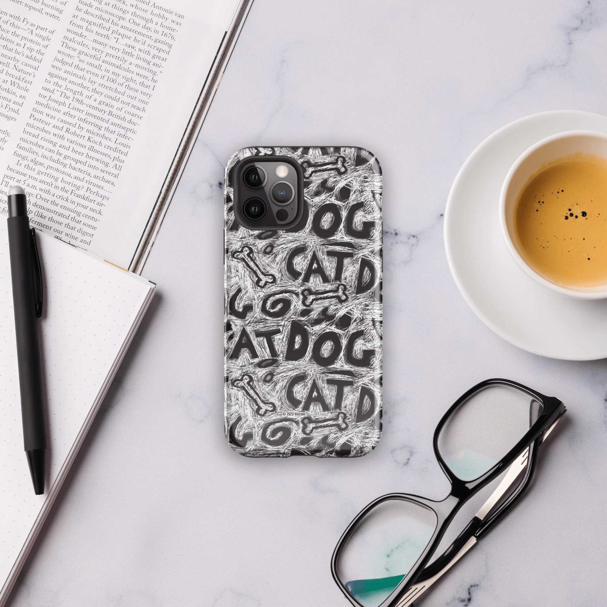 CatDog Scratch Pattern Tough Case for iPhone - Image 9