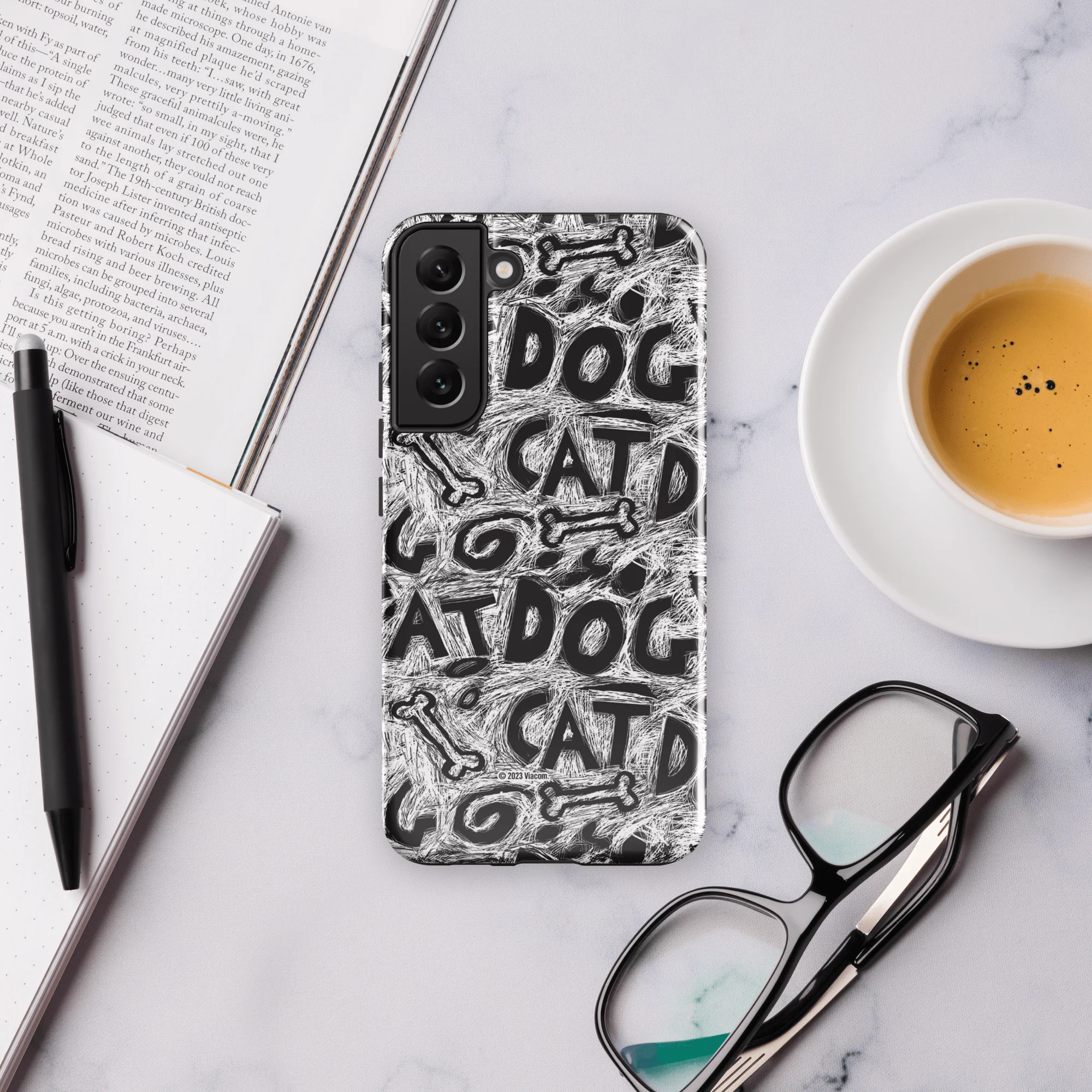 CatDog Scratch Pattern Tough Phone Case - Samsung - Image 30