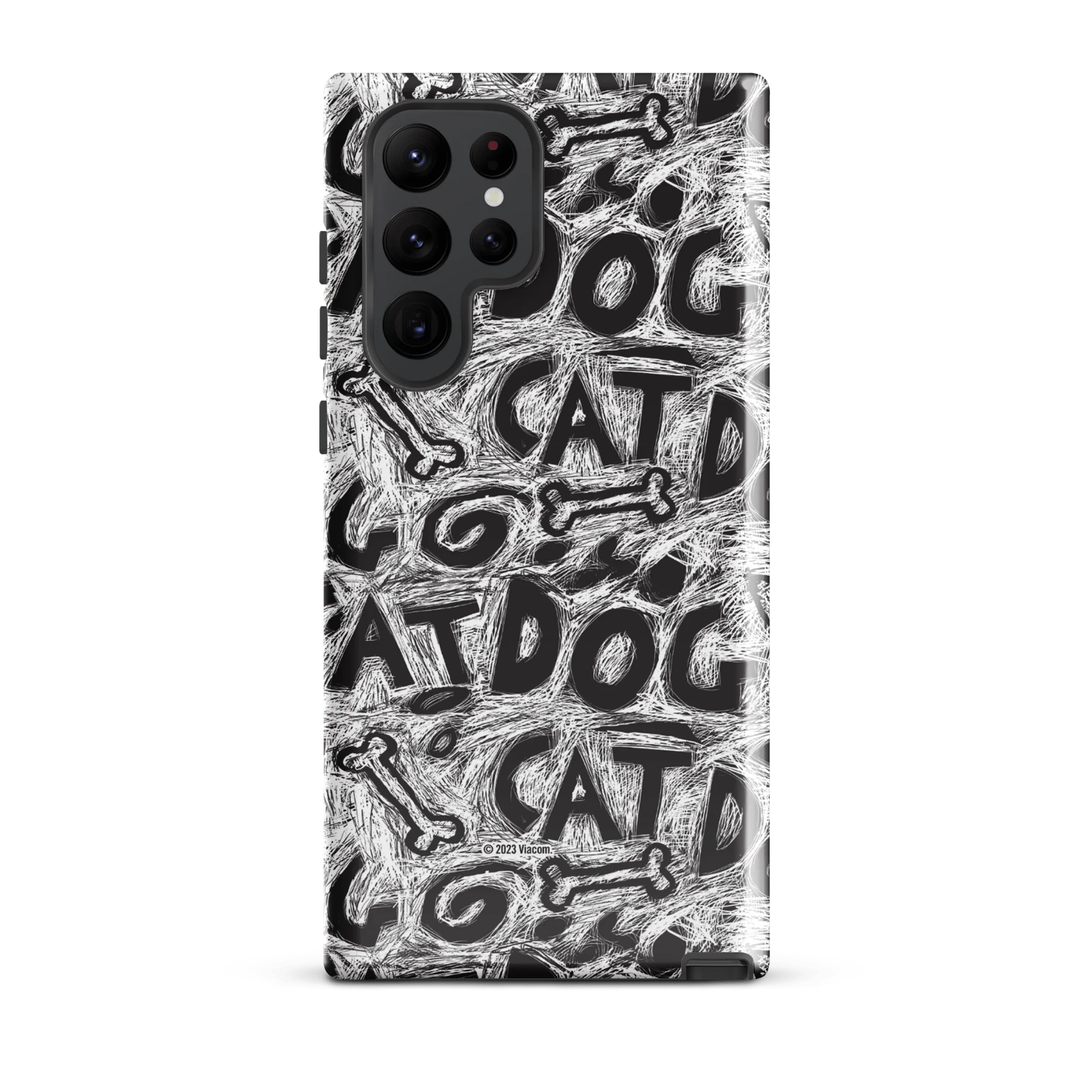 CatDog Scratch Pattern Tough Phone Case - Samsung - Image 31