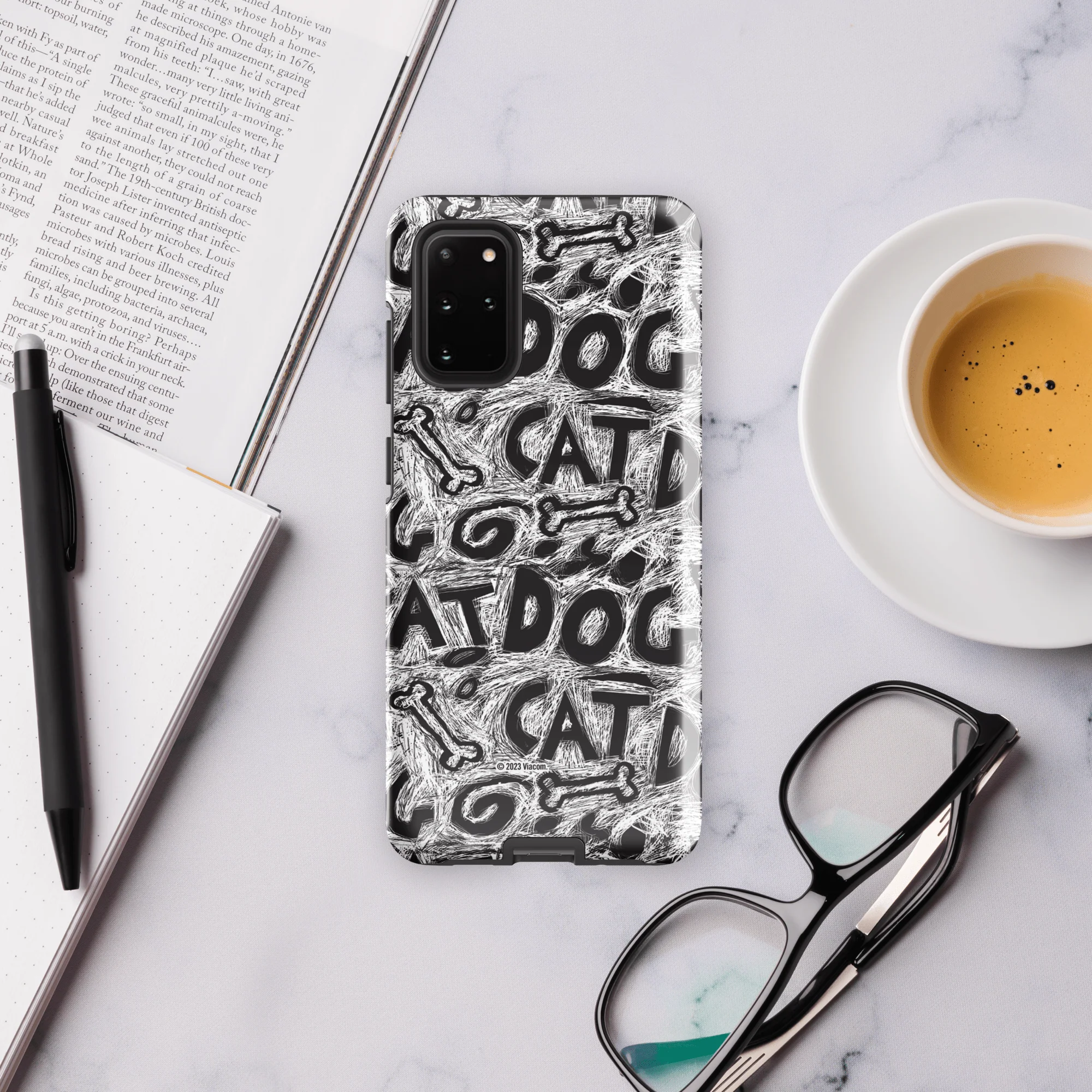 CatDog Scratch Pattern Tough Phone Case - Samsung - Image 9