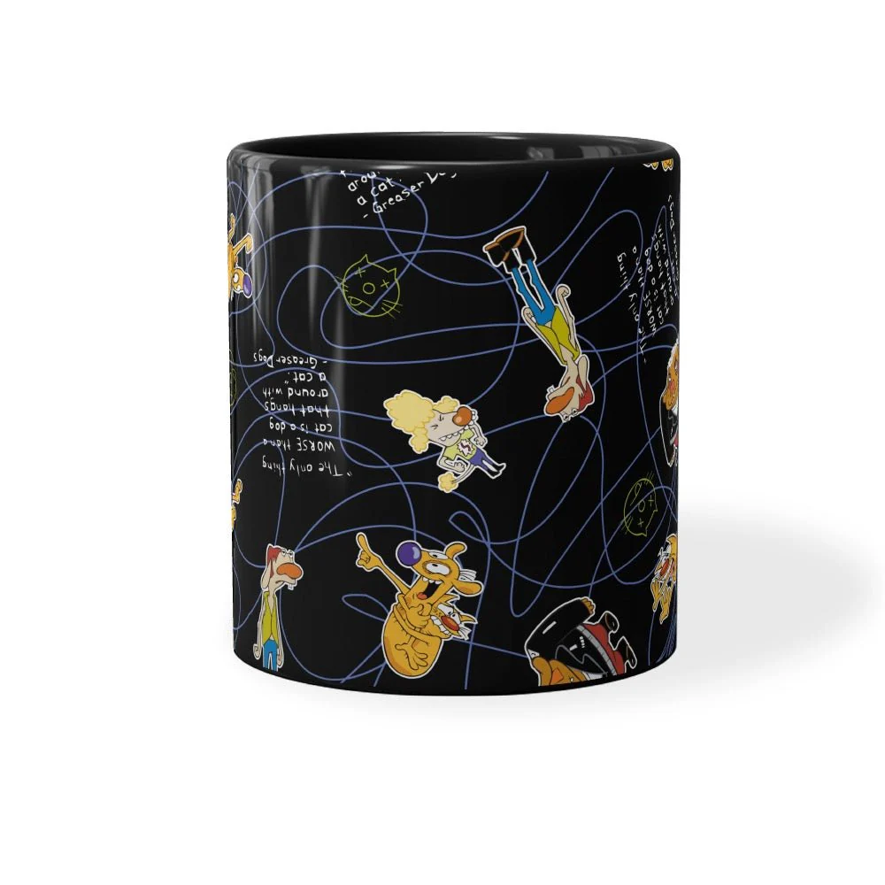 CatDog The Only Thing Worse Black Mug - Image 3