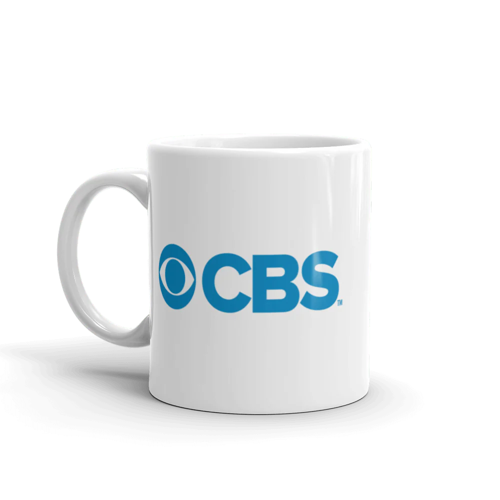 CBS Logo White Mug