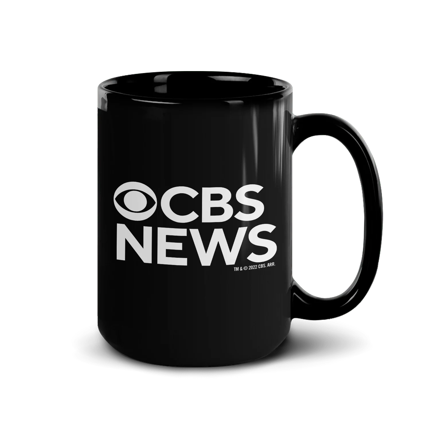 CBS News Logo Black Mug - Image 3