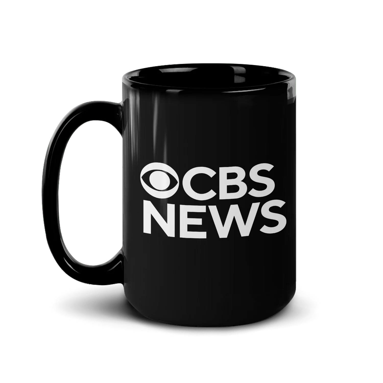 CBS News Logo Black Mug - Image 4