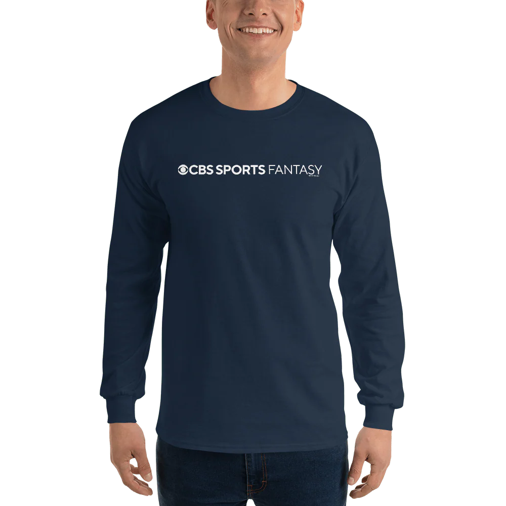 CBS Sports Fantasy Logo Adult Long Sleeve T-Shirt - Image 2