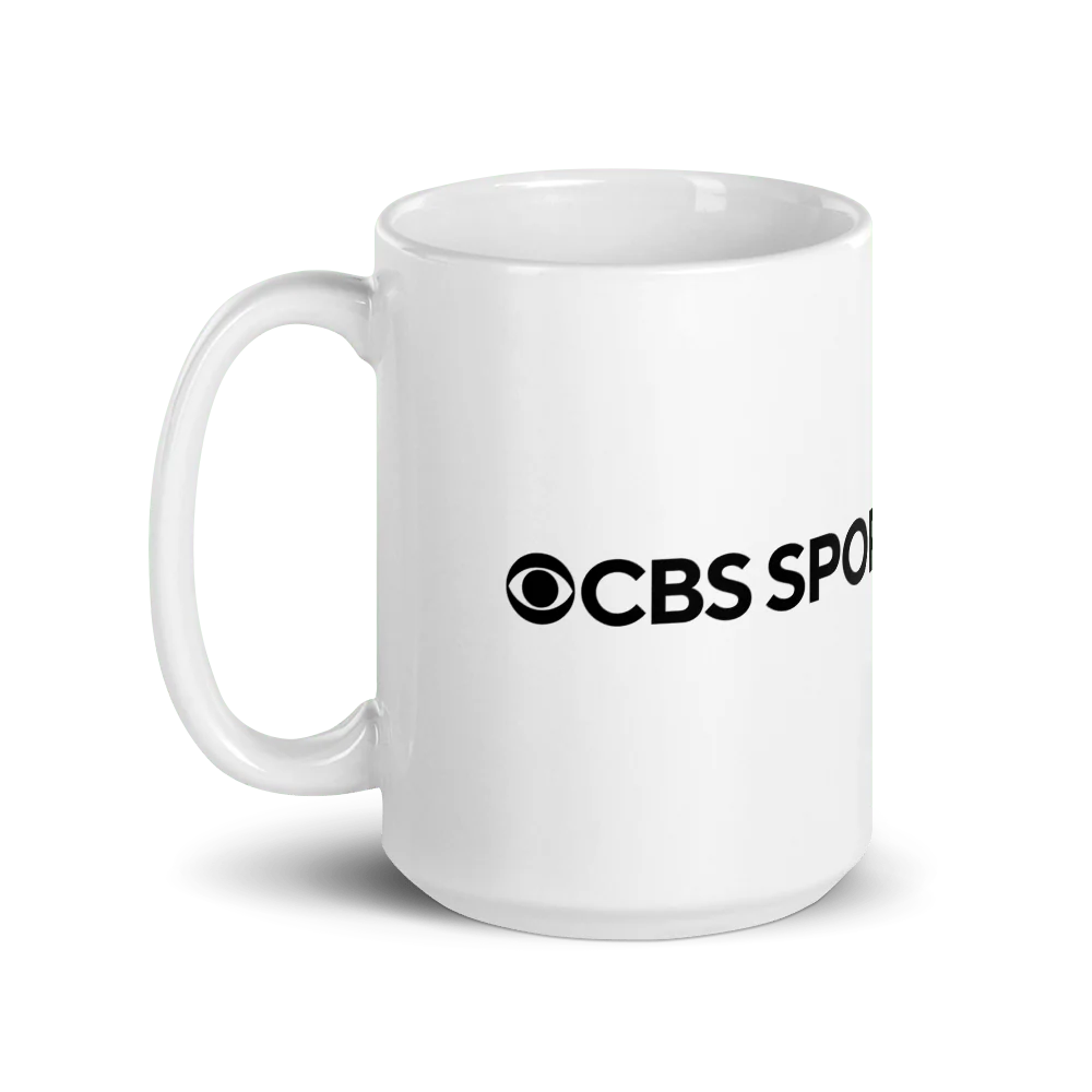 CBS Sports Fantasy Logo White Mug - Image 6