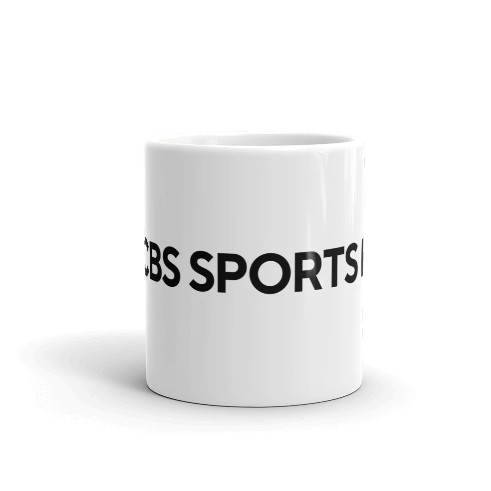 CBS Sports HQ Logo White Mug - Image 3
