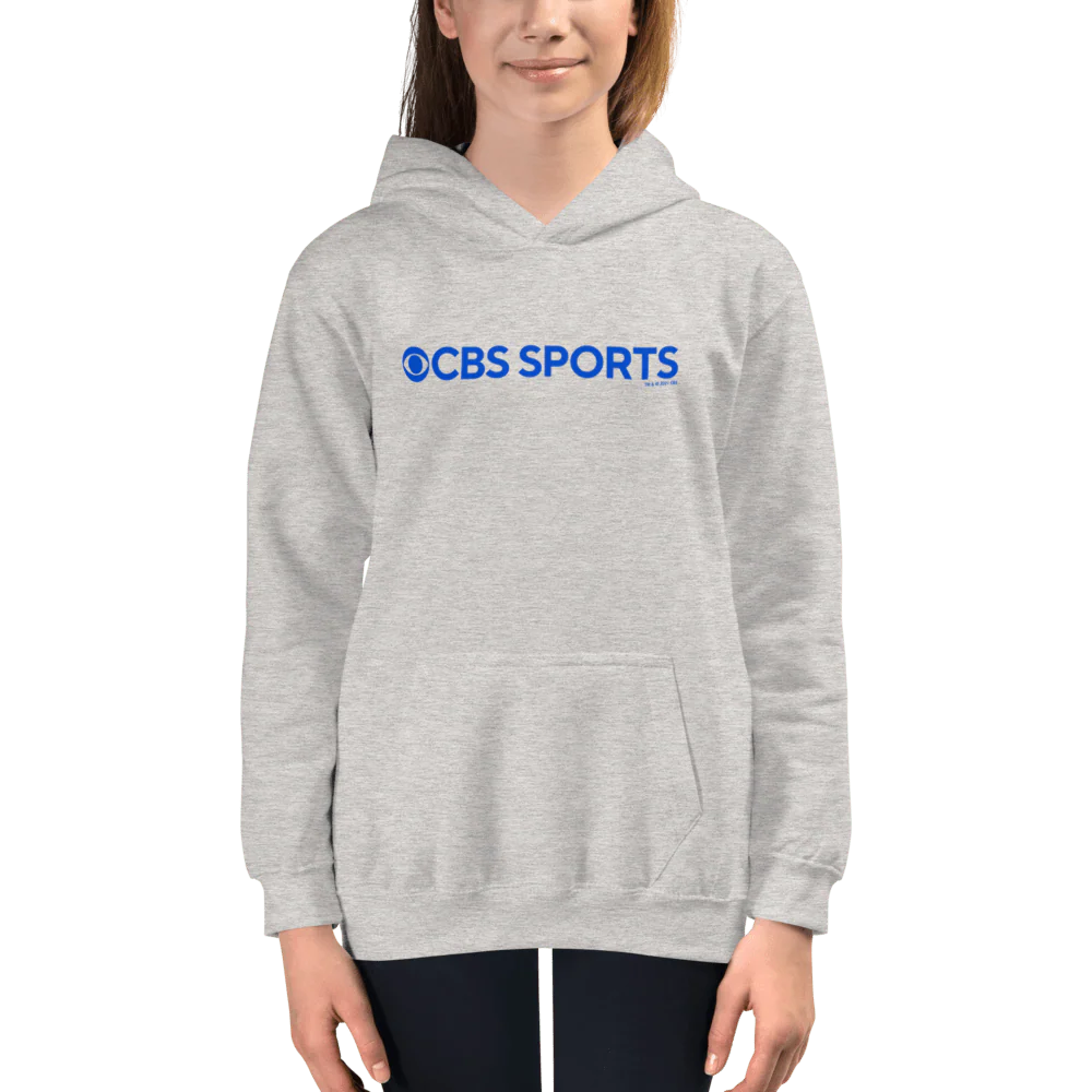 CBS Sports Logo Kids Hooded Sweatshirt - Image 2