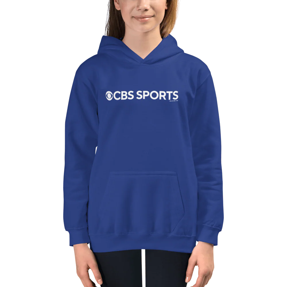 CBS Sports Logo Kids Hooded Sweatshirt - Image 3