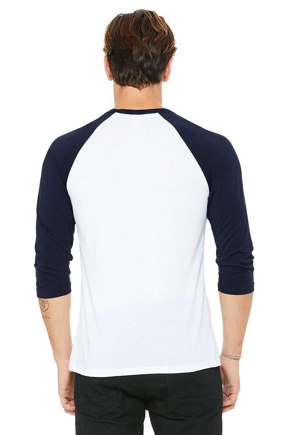 CBS Sports Logo 3/4 Sleeve Baseball T-Shirt - Image 2