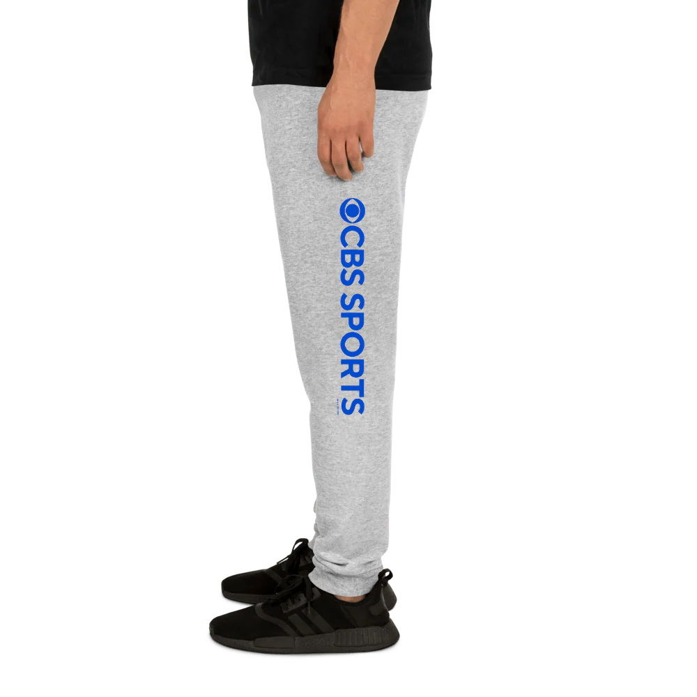 CBS Sports Logo Adult Fleece Joggers - Image 3