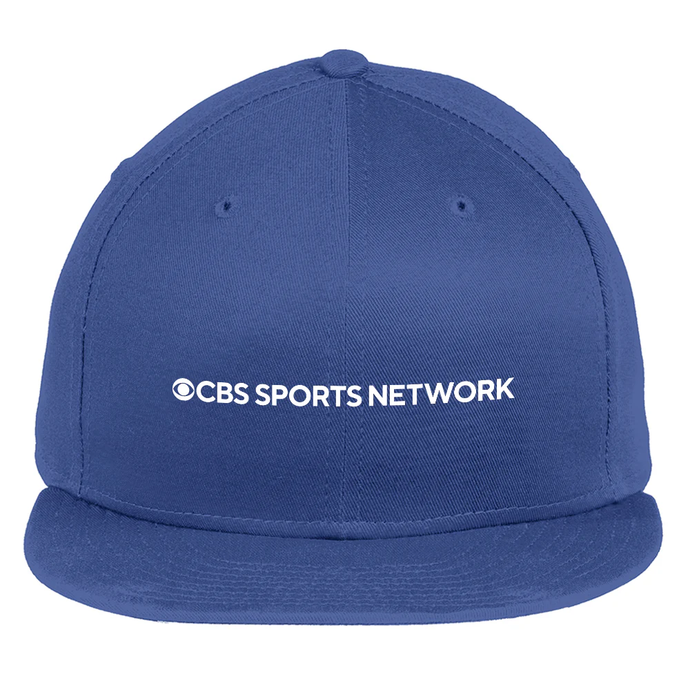 CBS Sports Network Logo Embroidered Flat Bill Hat - Image 3