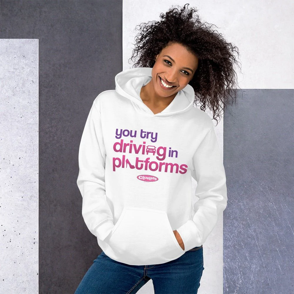 Clueless Driving In Platforms Hooded Sweatshirt - Image 2