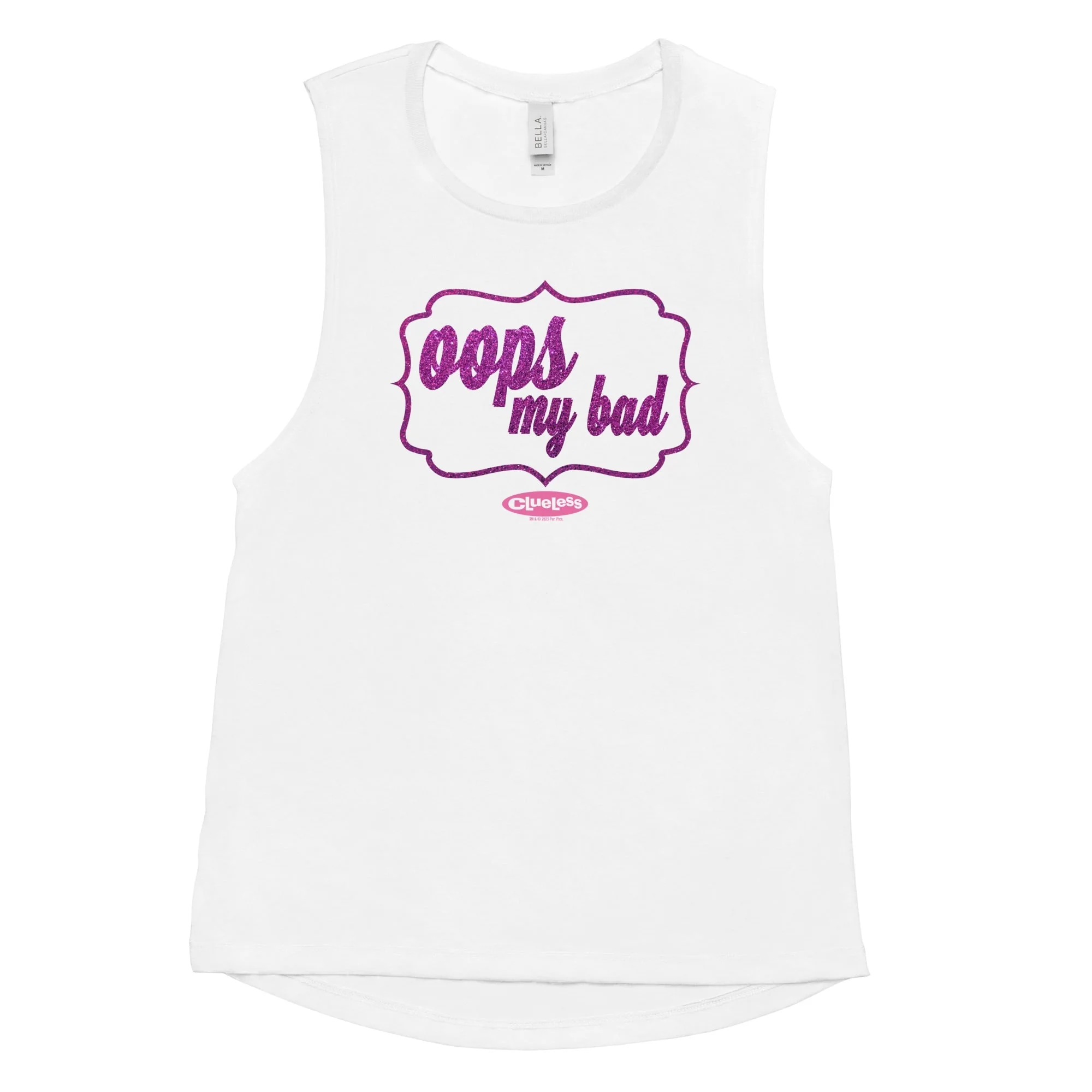 Clueless Oops My Bad Women's Muscle Tank Top - Image 2
