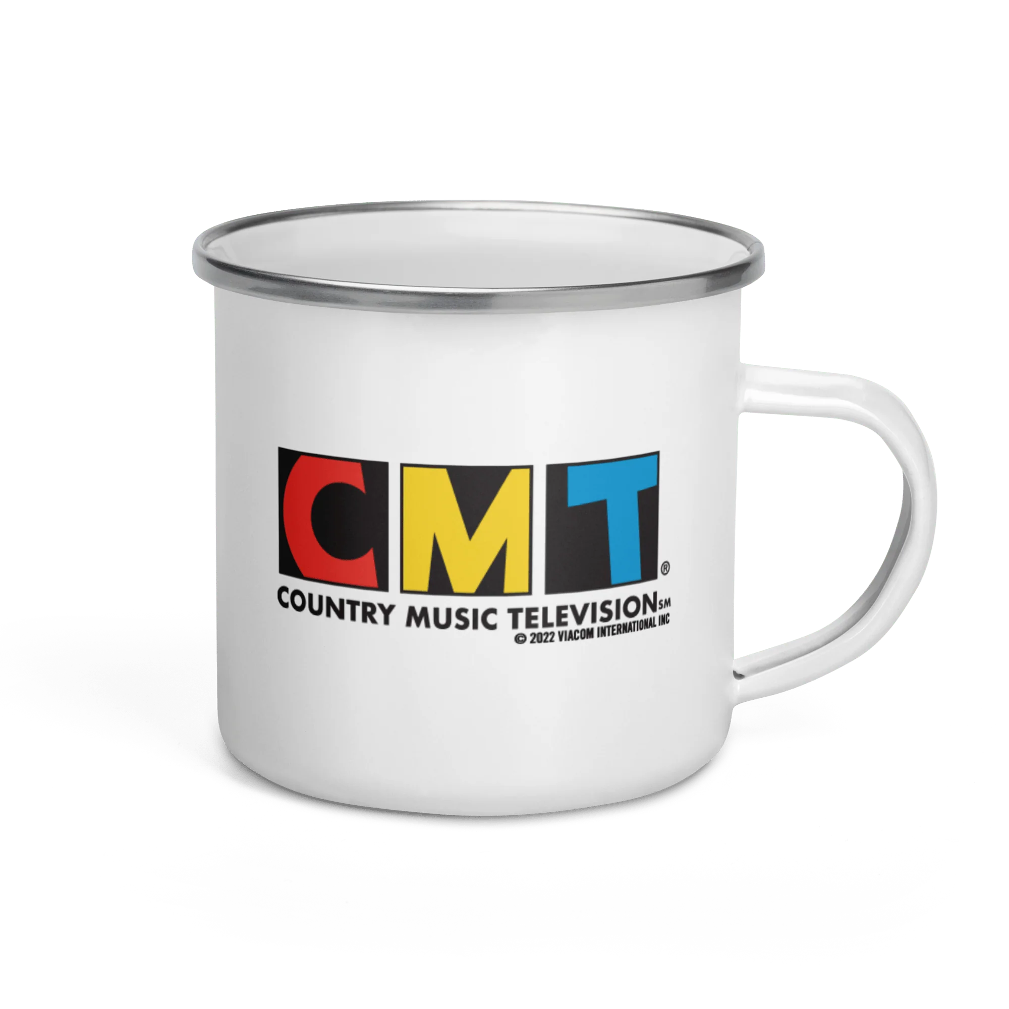 CMT Logo Enamel Camping Mug - Image 2