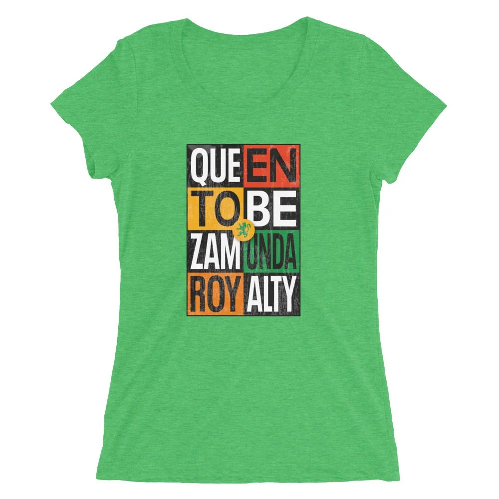 Coming To America Queen To Be Women's Tri-Blend Short Sleeve T-Shirt - Image 11