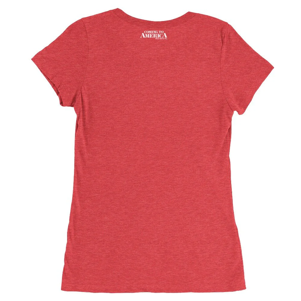 Coming To America Queen To Be Women's Tri-Blend Short Sleeve T-Shirt - Image 16