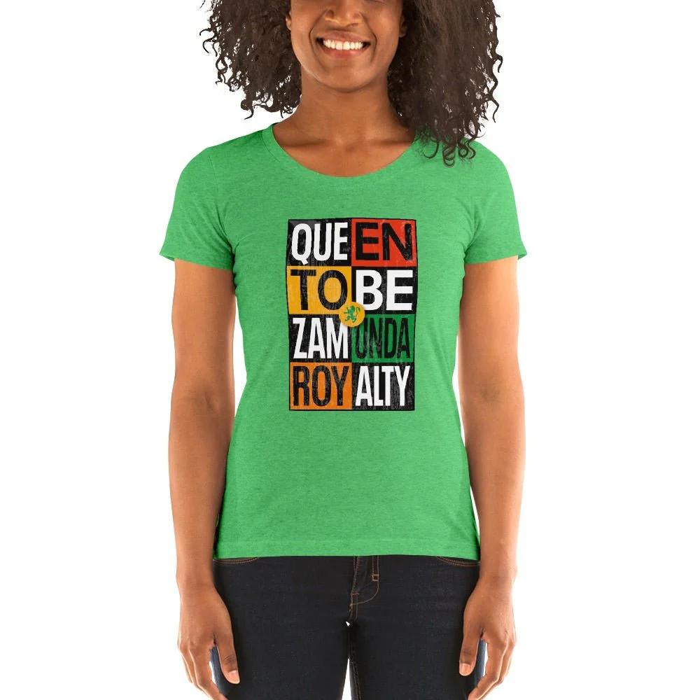 Coming To America Queen To Be Women's Tri-Blend Short Sleeve T-Shirt - Image 5