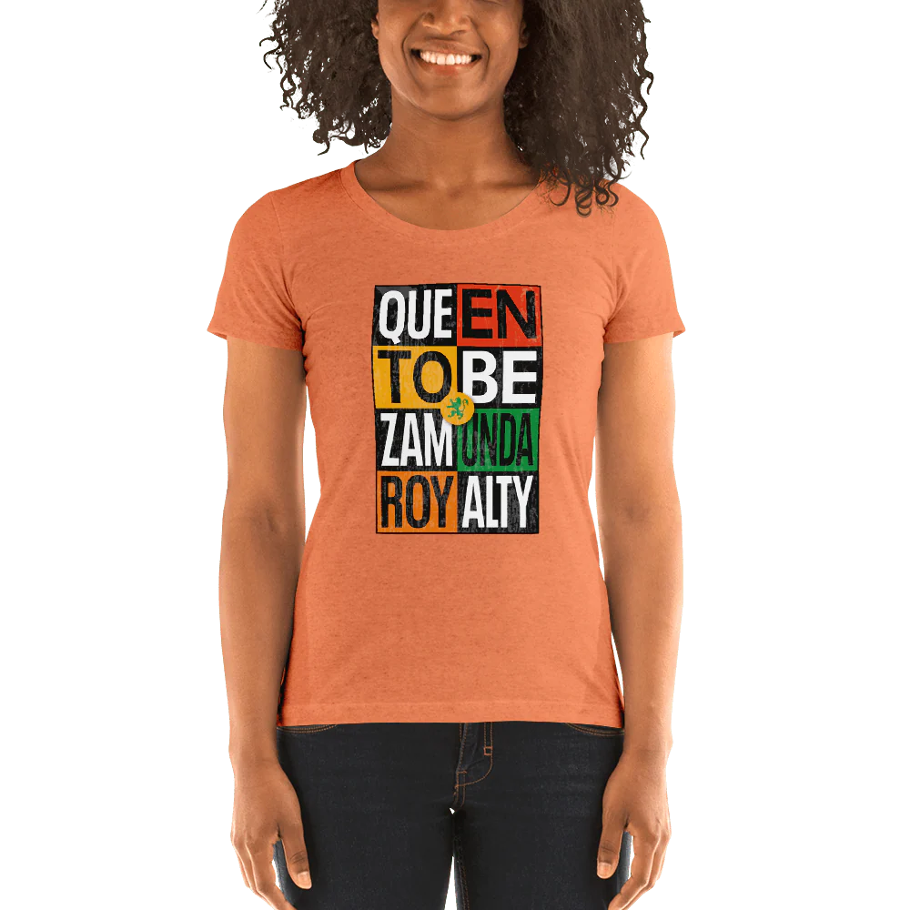 Coming To America Queen To Be Women's Tri-Blend Short Sleeve T-Shirt - Image 7