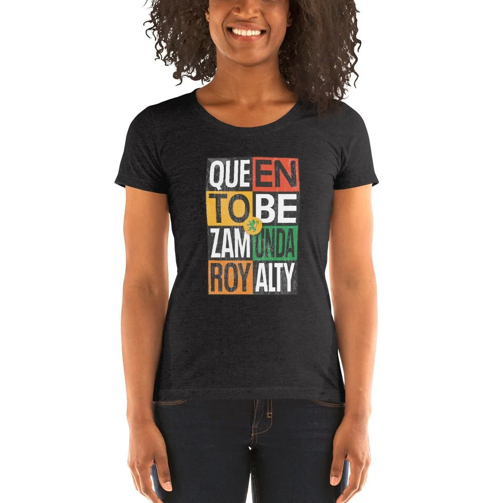 Coming To America Queen To Be Women's Tri-Blend Short Sleeve T-Shirt - Image 9