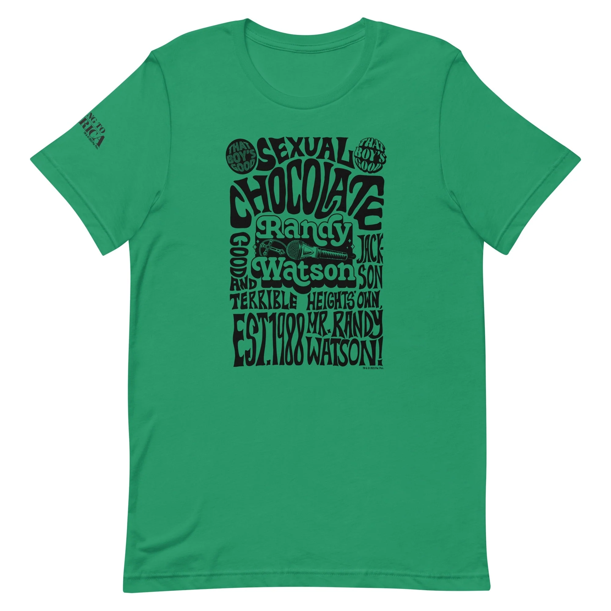Coming To America Randy Watson Adult Short Sleeve T-Shirt - Image 9