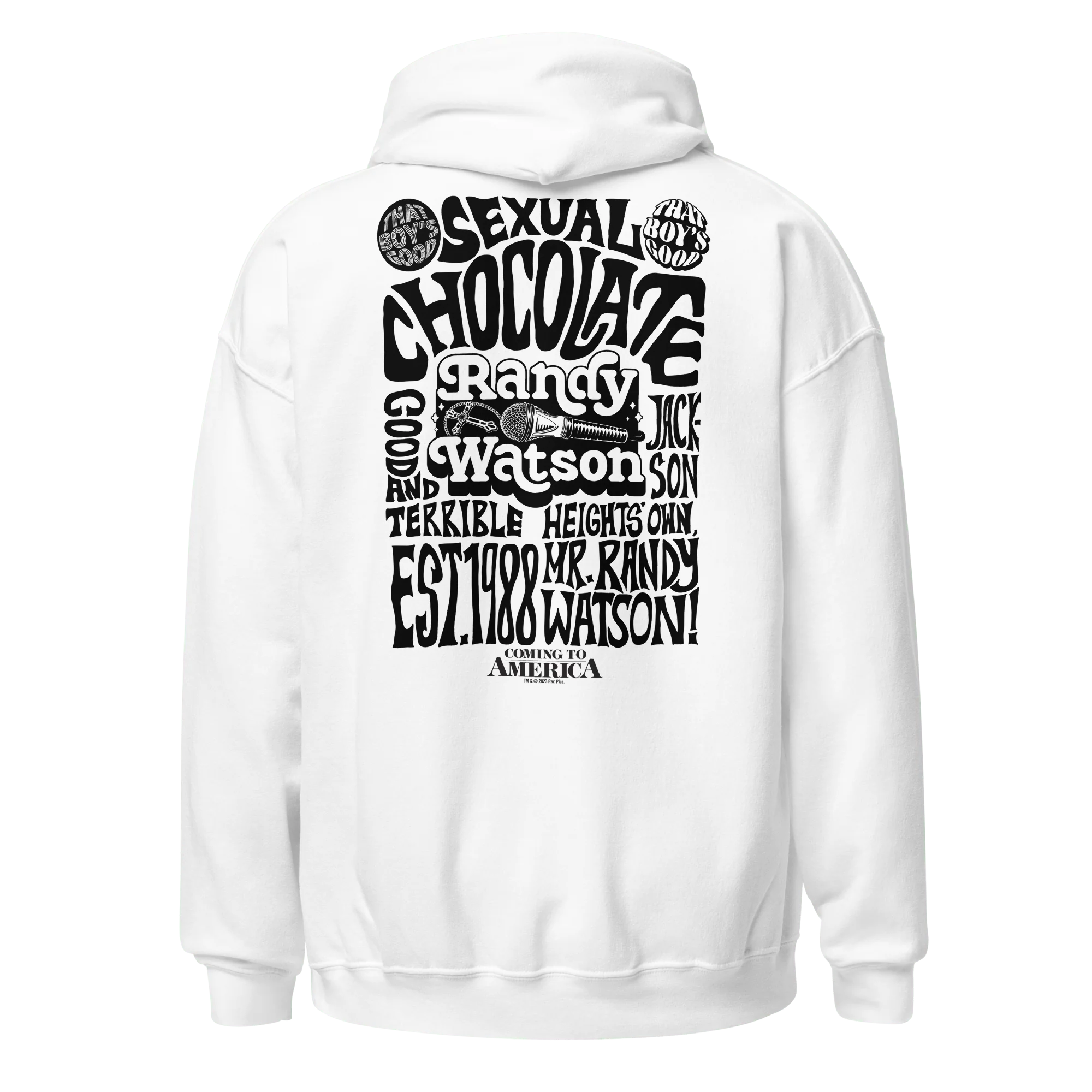Coming To America Randy Watson Hooded Sweatshirt - Image 11