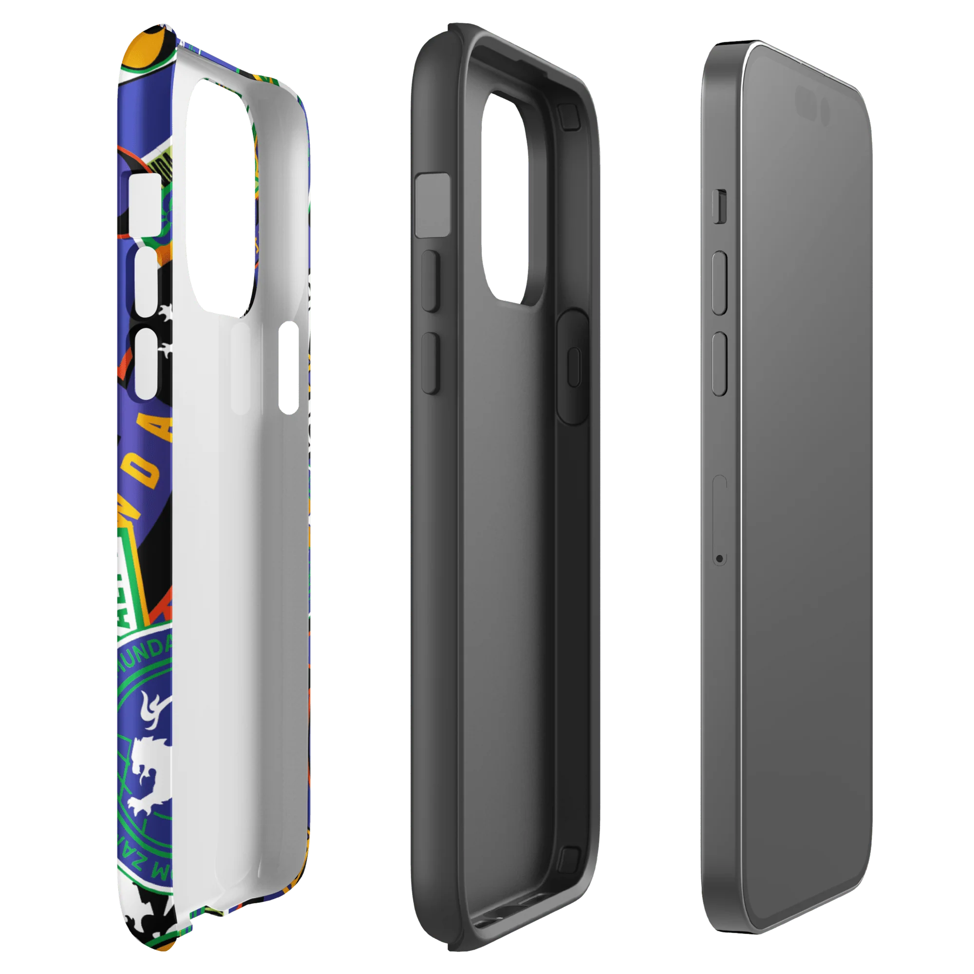 Coming To America Zamunda Pattern Tough Case for iPhone - Image 35
